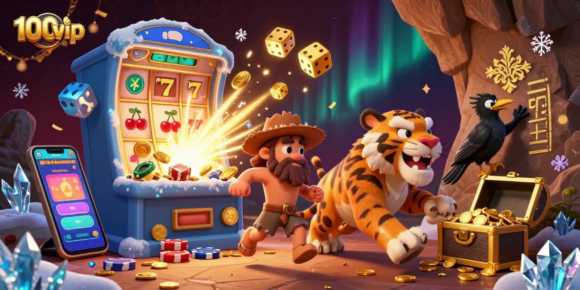 Join the thrilling action at 100vip's casino with vibrant graphics and exciting gameplay elements.