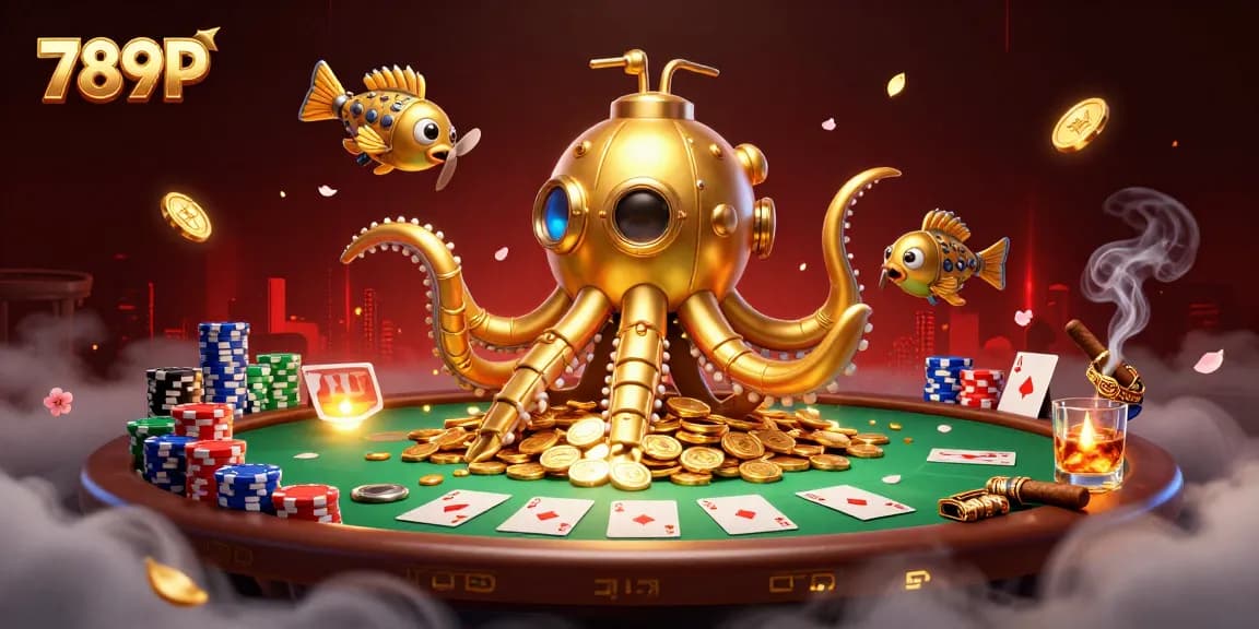 Experience thrilling poker action at 789P casino with dynamic golden kraken submarines and rich game elements.