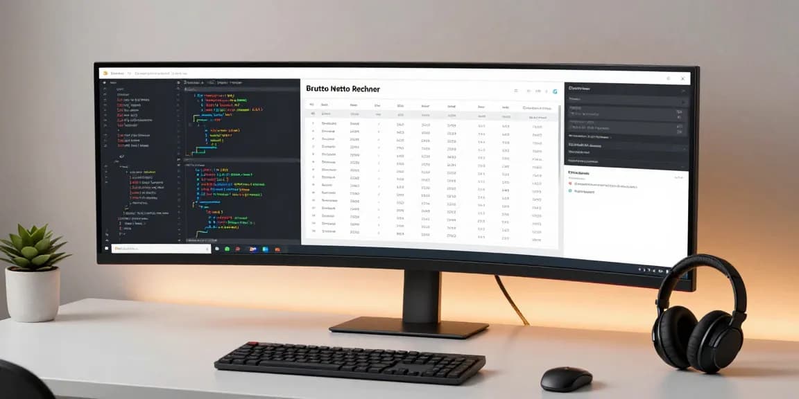 Mein Nettogehalt: Brutto Netto Rechner für optimale Steuerberechnung in der digitalen Plattform.