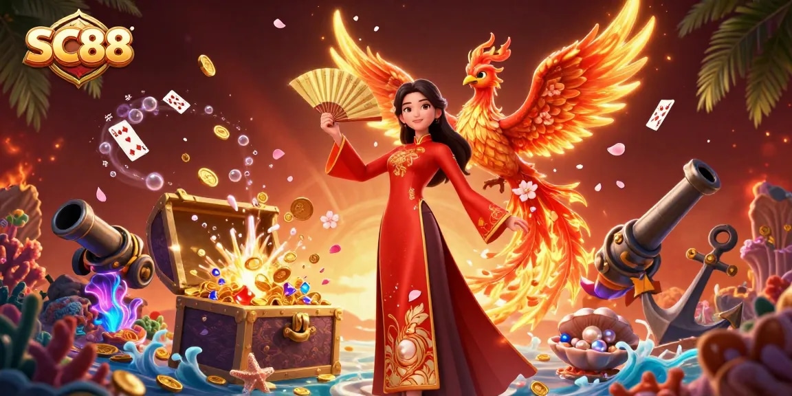 Engage in thrilling casino experiences with SC88, featuring captivating visuals and vibrant gameplay elements.