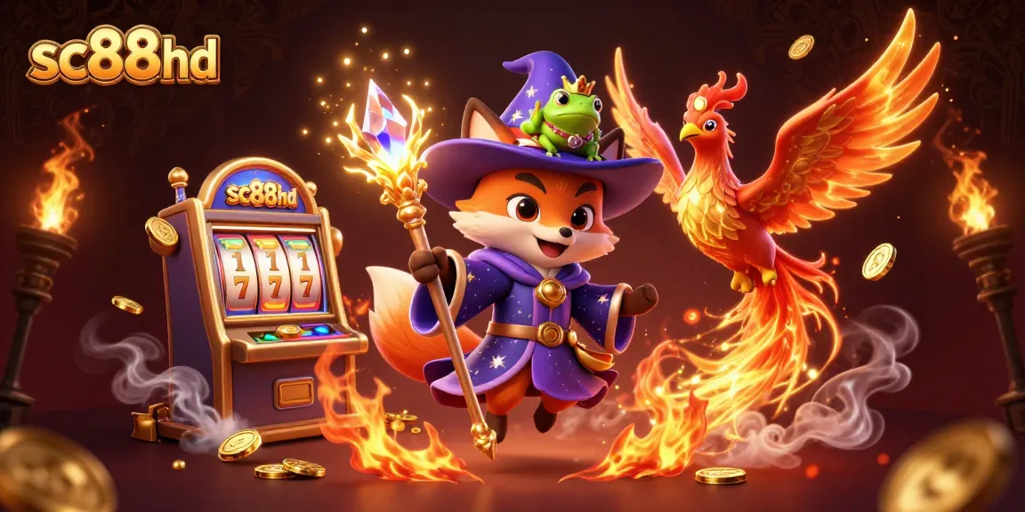 Engage with thrilling action at sc88hd featuring mystical characters amidst vibrant slot game elements.