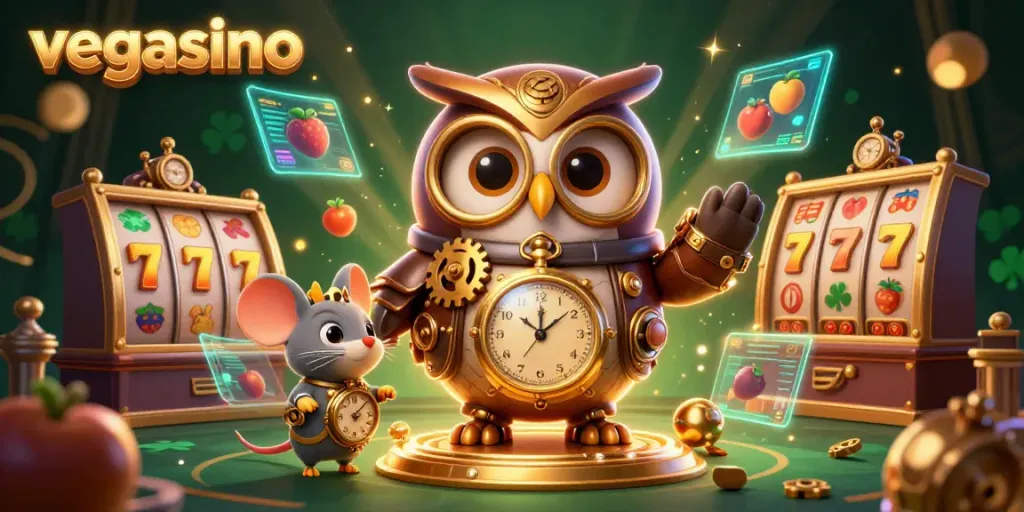 Experience thrill with vegasino’s vibrant casino action in a dynamic 3D illustration.