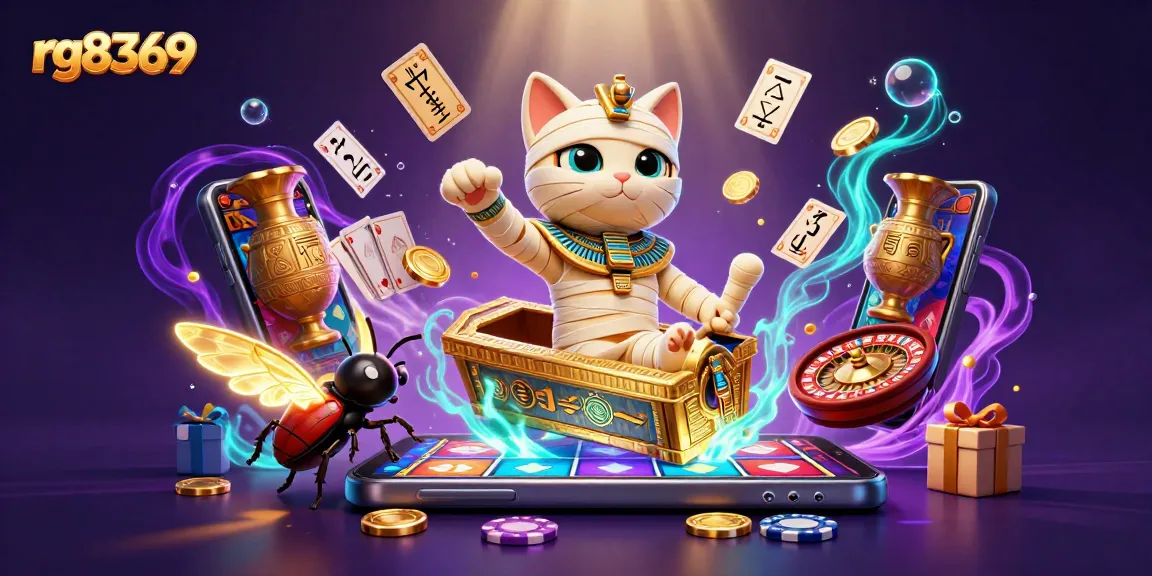 Experience thrilling gaming action at rg8369 with vibrant slot games and dynamic casino elements.