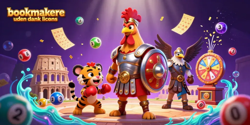 Engage with bookmakere uden dansk licens in a thrilling 3D digital arena full of vibrant gambling elements.