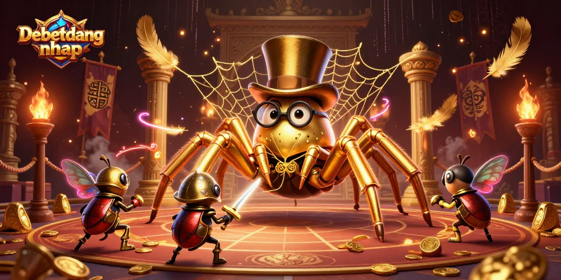 Engage in the thrilling Debetdang nhap casino scene with lively characters and dynamic gaming elements.