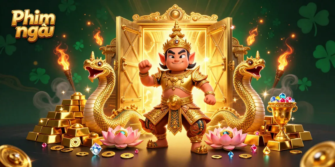 Engage with Phim mới animated gambling scene featuring golden vaults and treasures.
