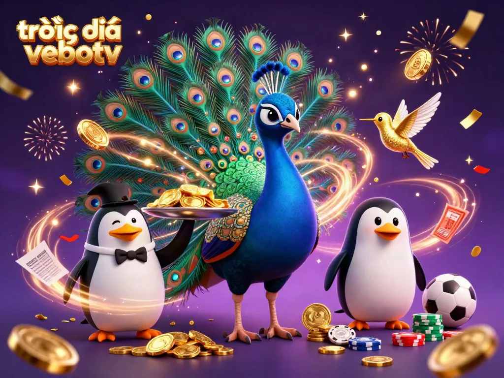 Experience the excitement of sports betting with trực tiếp bóng đá vebotv in this vibrant scene featuring dynamic characters and elements.