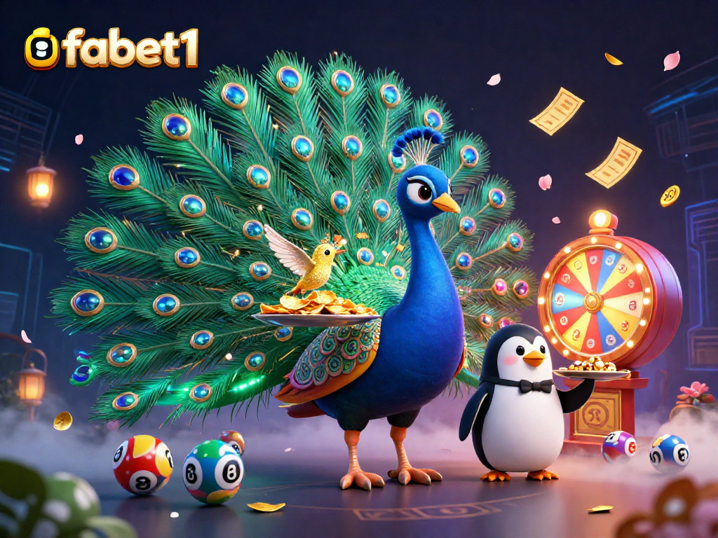 Engage with fabet1's vibrant lottery scene featuring lively characters and dynamic gaming elements.