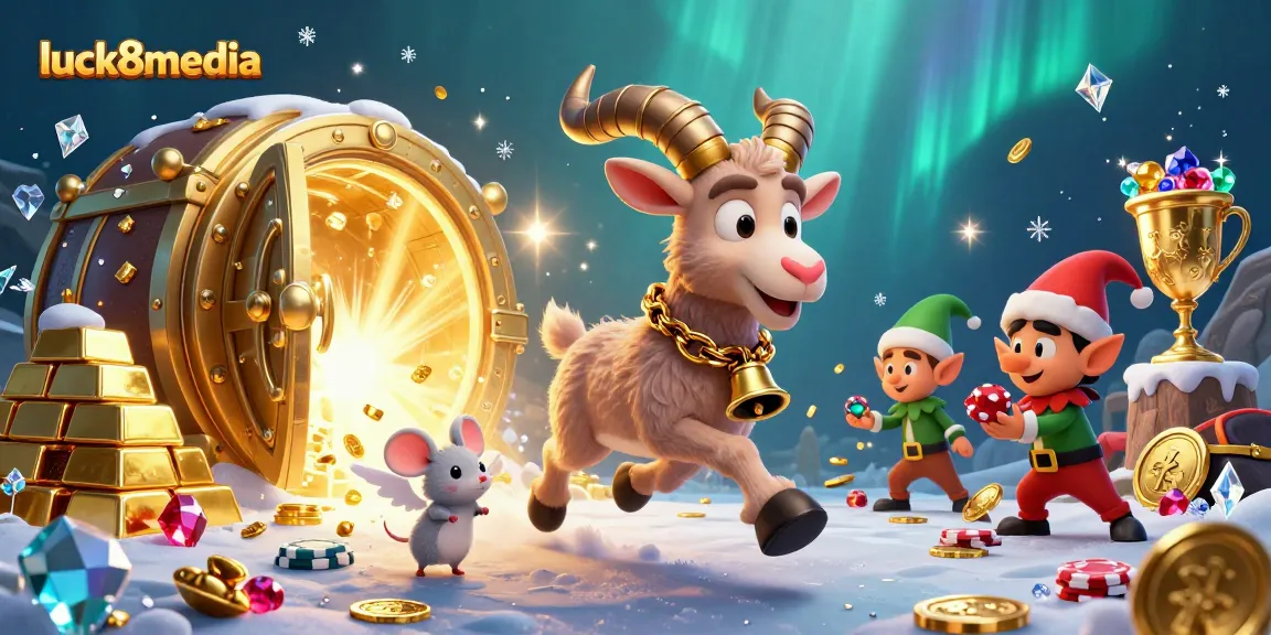 Engage in exciting gameplay at luck8media’s online casino with festive characters and dynamic treasures.