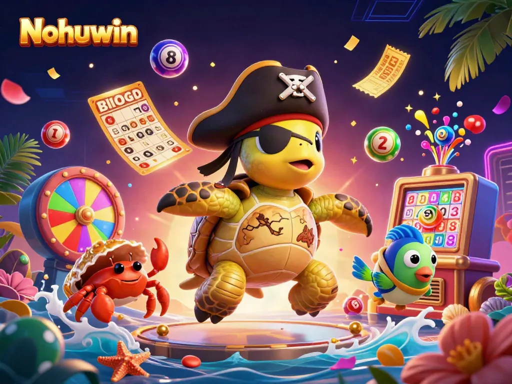 Experience Nohuwin's exciting online slots with vibrant visuals and engaging characters.