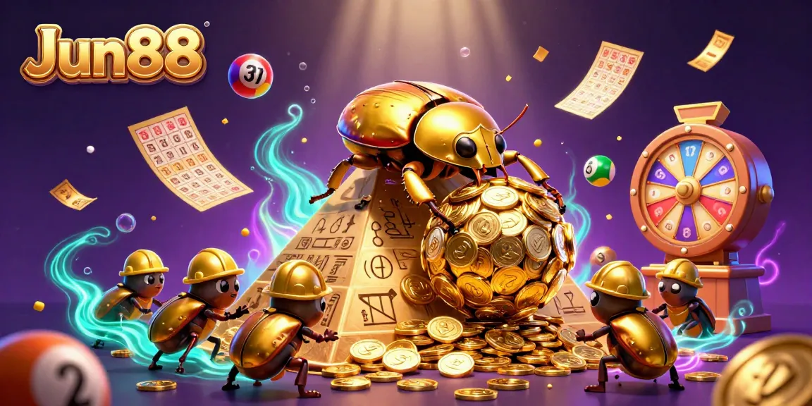 Experience Jun88's vibrant casino world with dynamic lottery elements and stunning visuals.