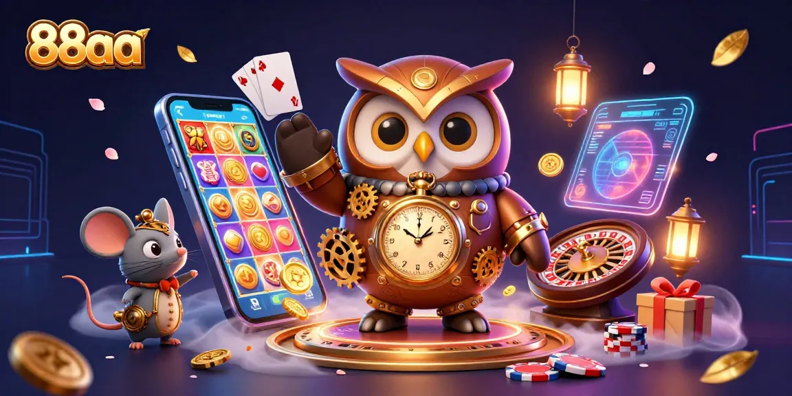 Bet big with 88aa: Experience thrilling casino excitement in a vibrant 3D scene.