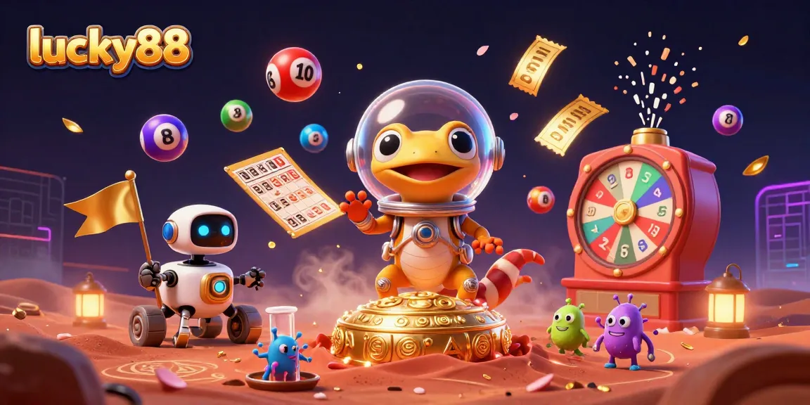Engage with lucky88 and uncover golden casino treasures amid vibrant alien elements.