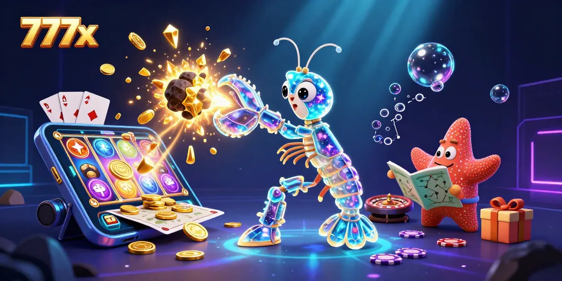 Engage with 777x by playing exciting slots featuring vibrant wilds, gems, and spinning reels.