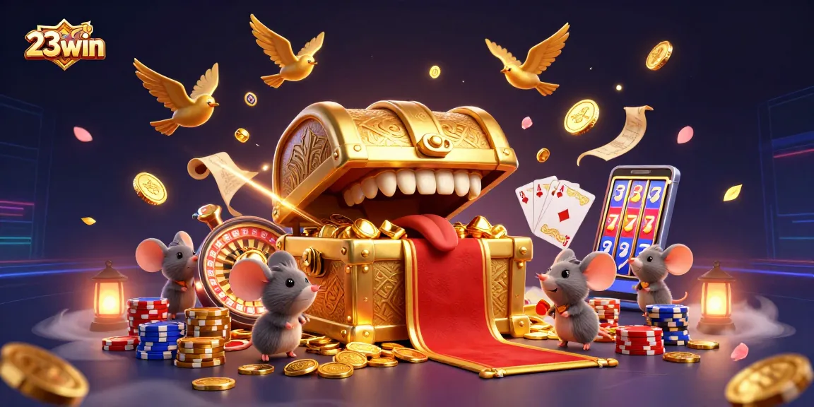 Experience thrilling wins at 23win with dynamic golden treasures and casino excitement.